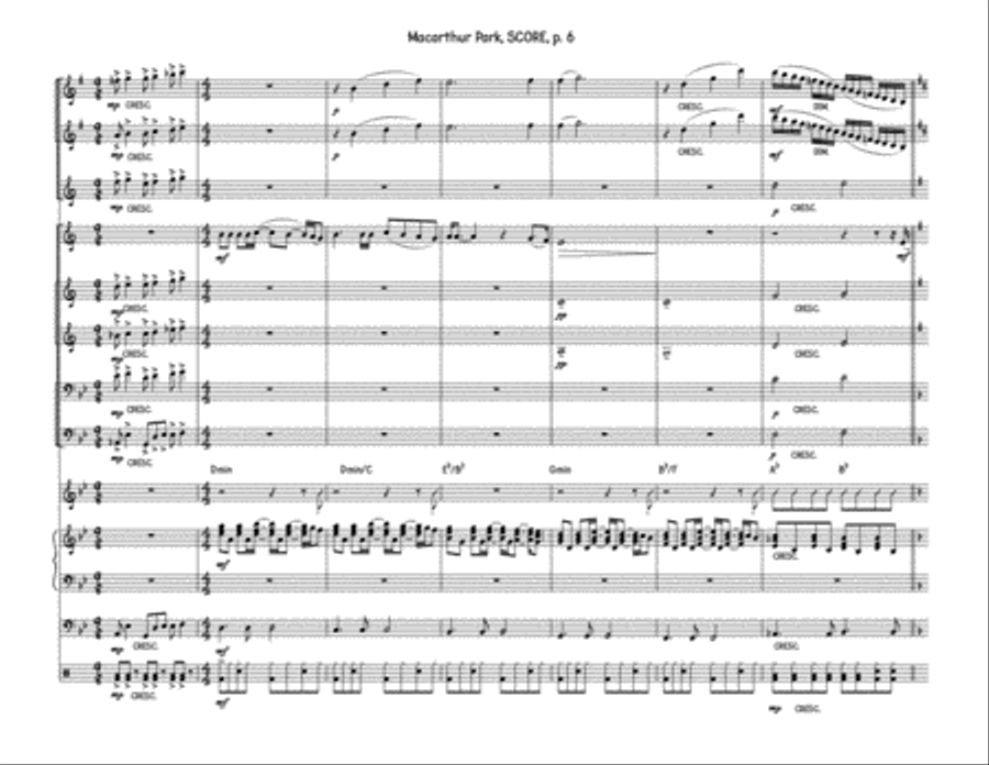 Macarthur Park Jazz Ensemble scores gallery preview page 6