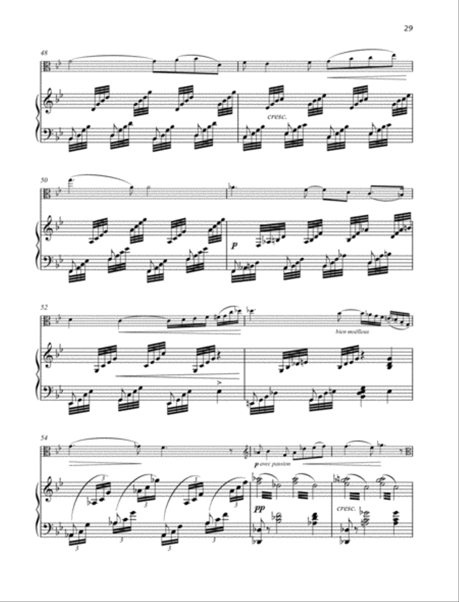 Fantaisie de concert Piano Accompaniment scores gallery preview page 4