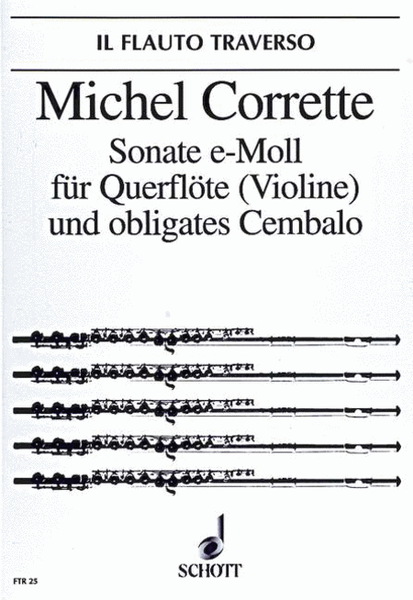 Corrette Sonate Emin Op25/4 Fl