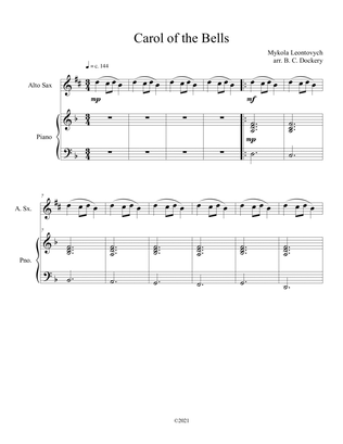 Carol of the Bells (Alto Sax Solo with Piano Accompaniment)
