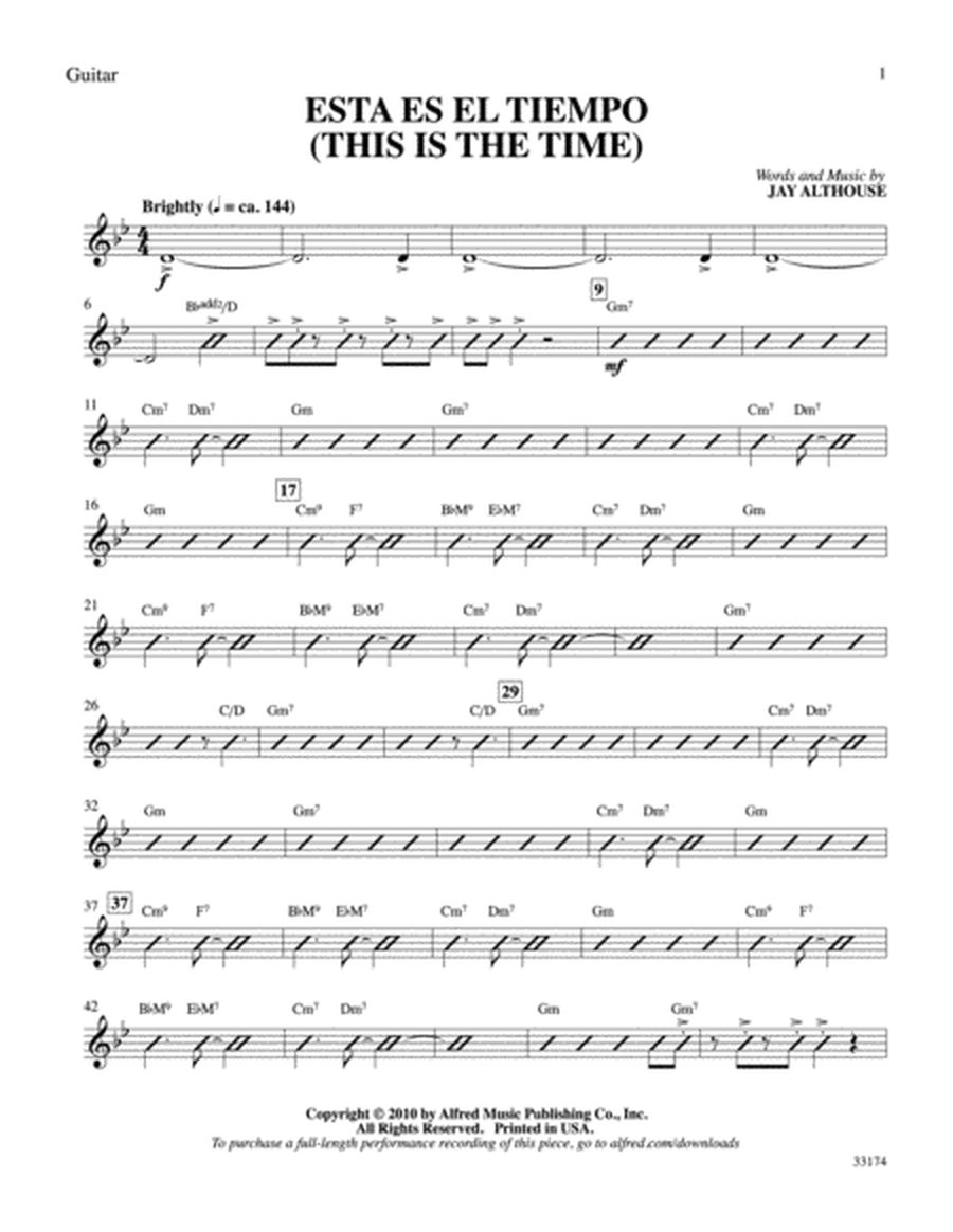 Esta Es el Tiempo (This Is the Time): Guitar