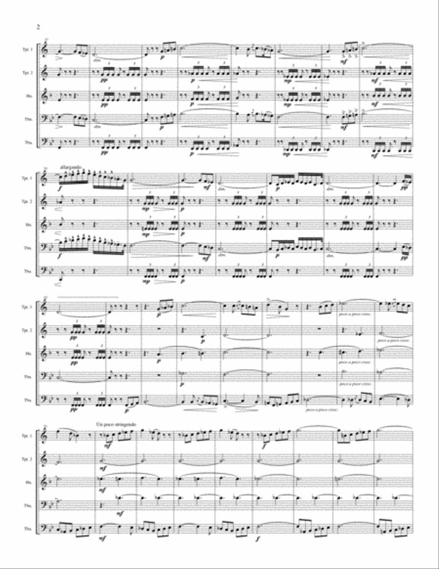 Capriccio Italien, Op. 45 Brass Ensemble scores gallery preview page 3