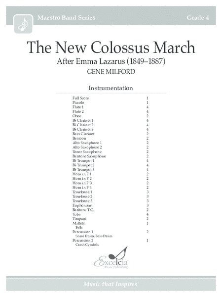 The New Colossus March image number null