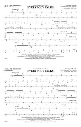 Everybody Talks: Auxiliary Percussion