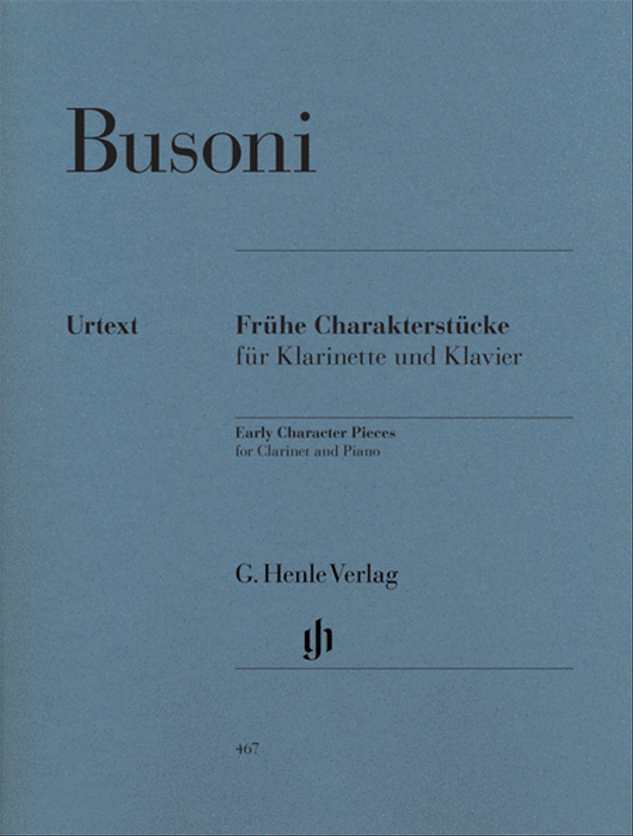 Early Character Pieces Clarinet Solo scores gallery preview page 1