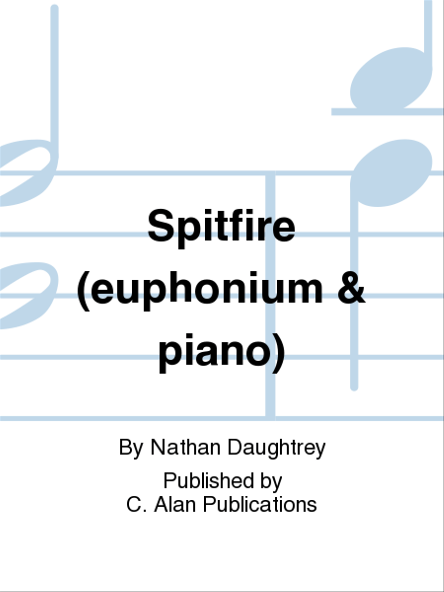 Spitfire (euphonium & piano) Euphonium scores gallery preview page 1
