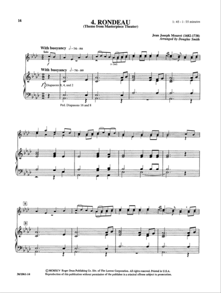 Classics for Trumpet and Keyboard - Full Score Trumpet scores gallery preview page 10