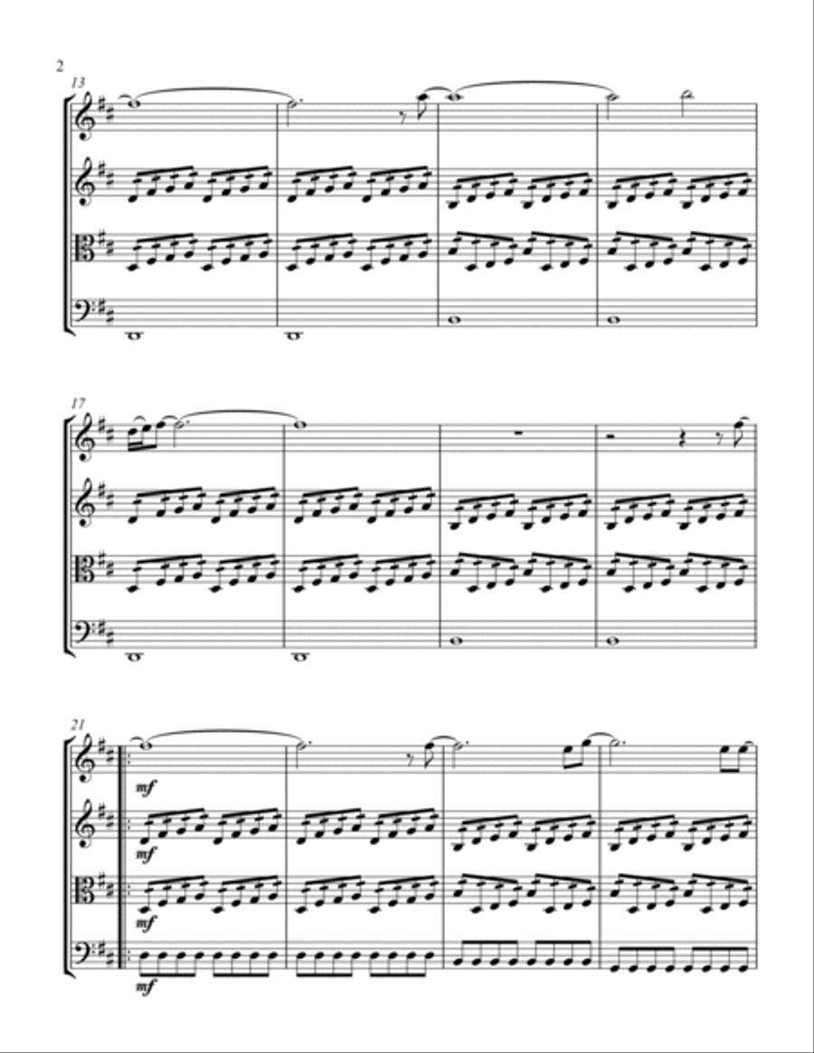 Sweet Disposition String Trio scores gallery preview page 2