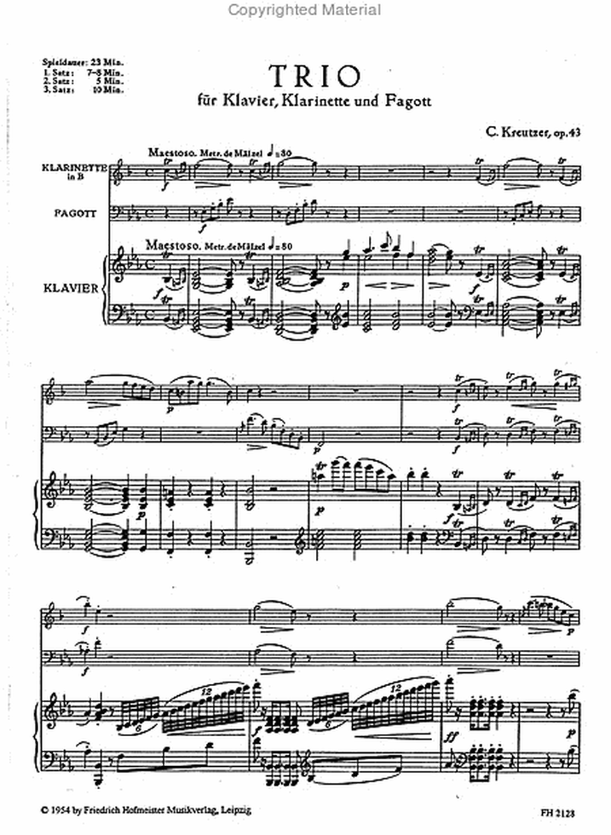 Trio, op. 43