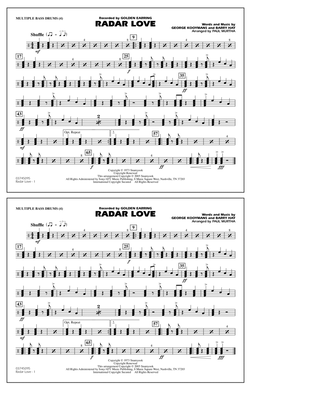Radar Love (arr. Paul Murtha) - Multiple Bass Drums