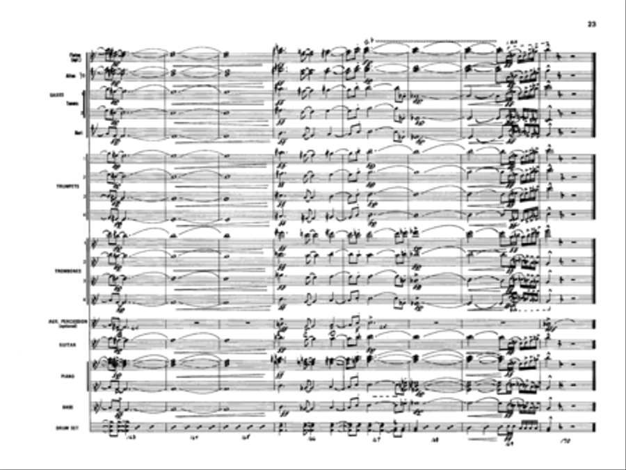 Andromeda Jazz Ensemble scores gallery preview page 22