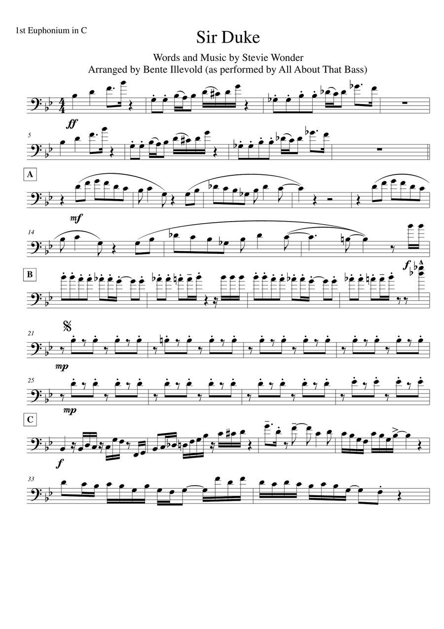 Sir Duke Brass Ensemble scores gallery preview page 6