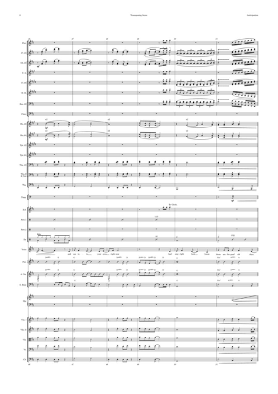 Anticipation Full Orchestra scores gallery preview page 6