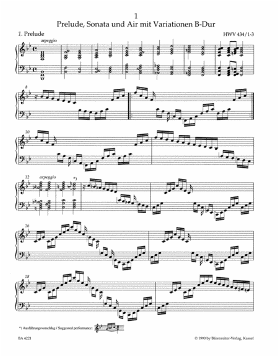 Keyboard Works, Volume 2, HWV 434-442 Harpsichord scores gallery preview page 2