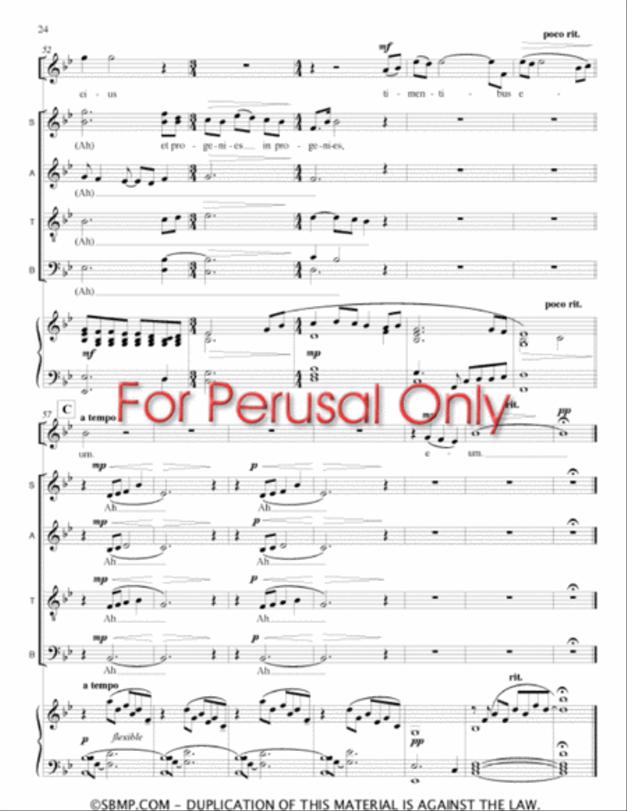 Magnificat 4-Part scores gallery preview page 23