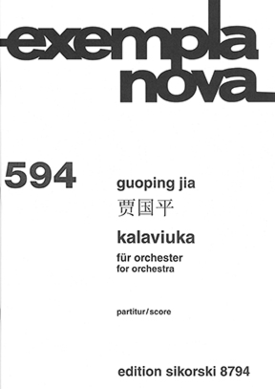 Kalaviuka for Orchestra