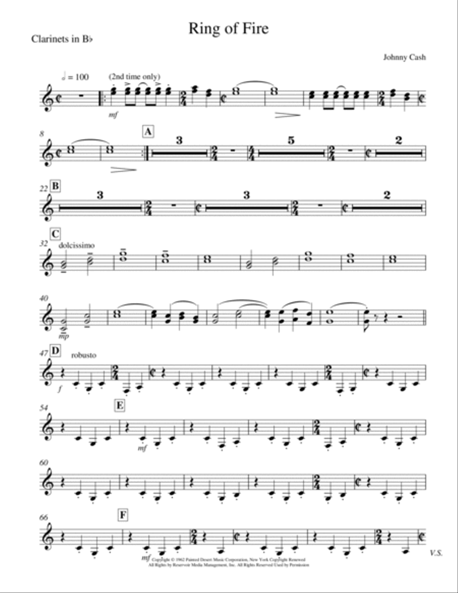 Ring Of Fire Full Orchestra scores gallery preview page 3