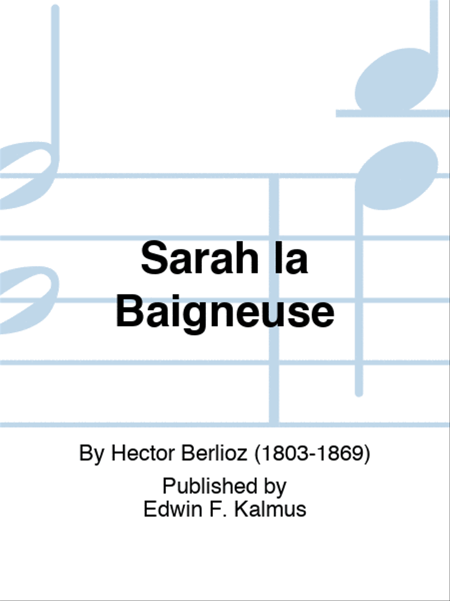 Sarah la Baigneuse Sarah la Baigneuse TTBB scores gallery preview page 1