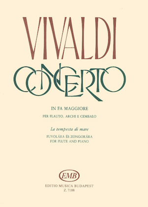 Book cover for Concerto in F Major "La tempesta di mare"