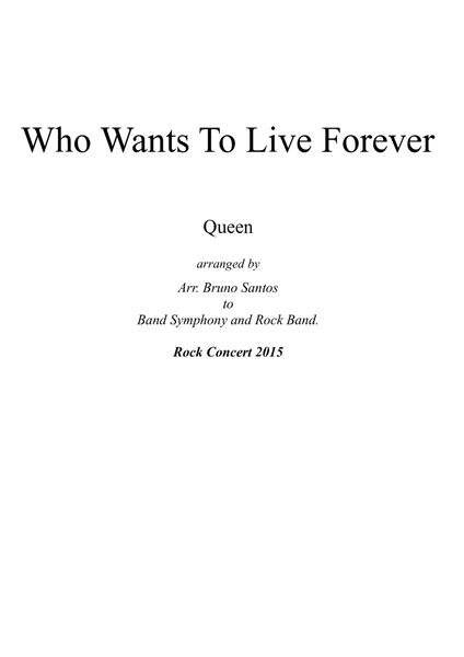 Who Wants To Live Forever image number null