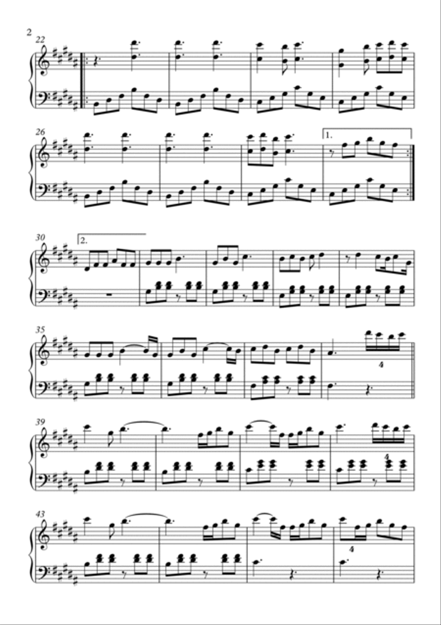 Recess Piano Solo scores gallery preview page 2