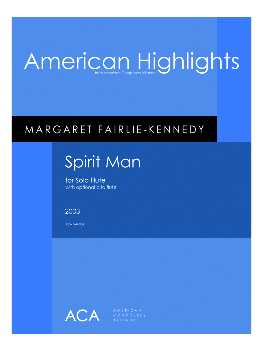 [Fairlie-Kennedy] Spirit Man Flute Solo scores gallery preview page 1
