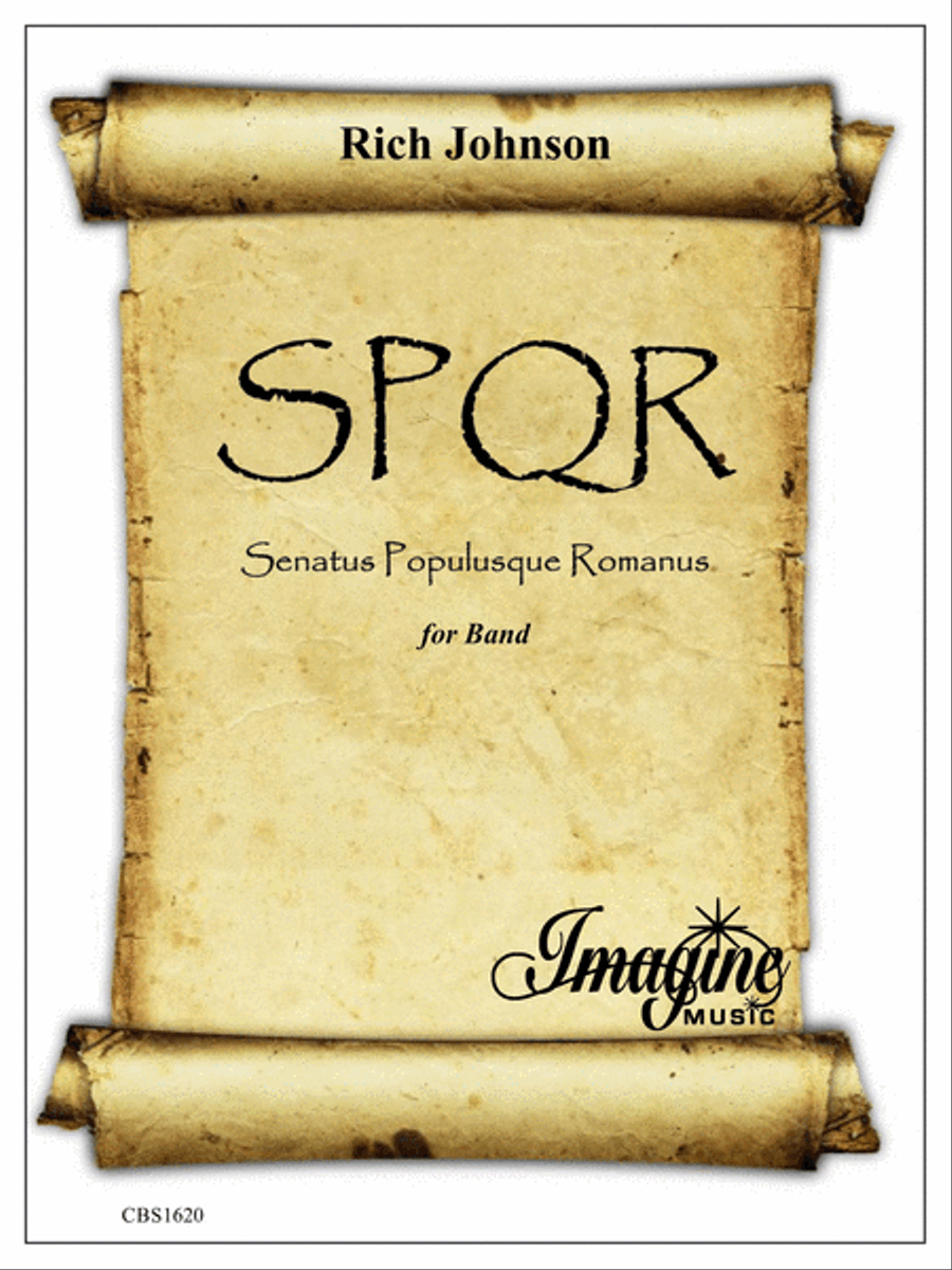 SPQR (Senatus Populusque Romanus ) Concert Band scores gallery preview page 1