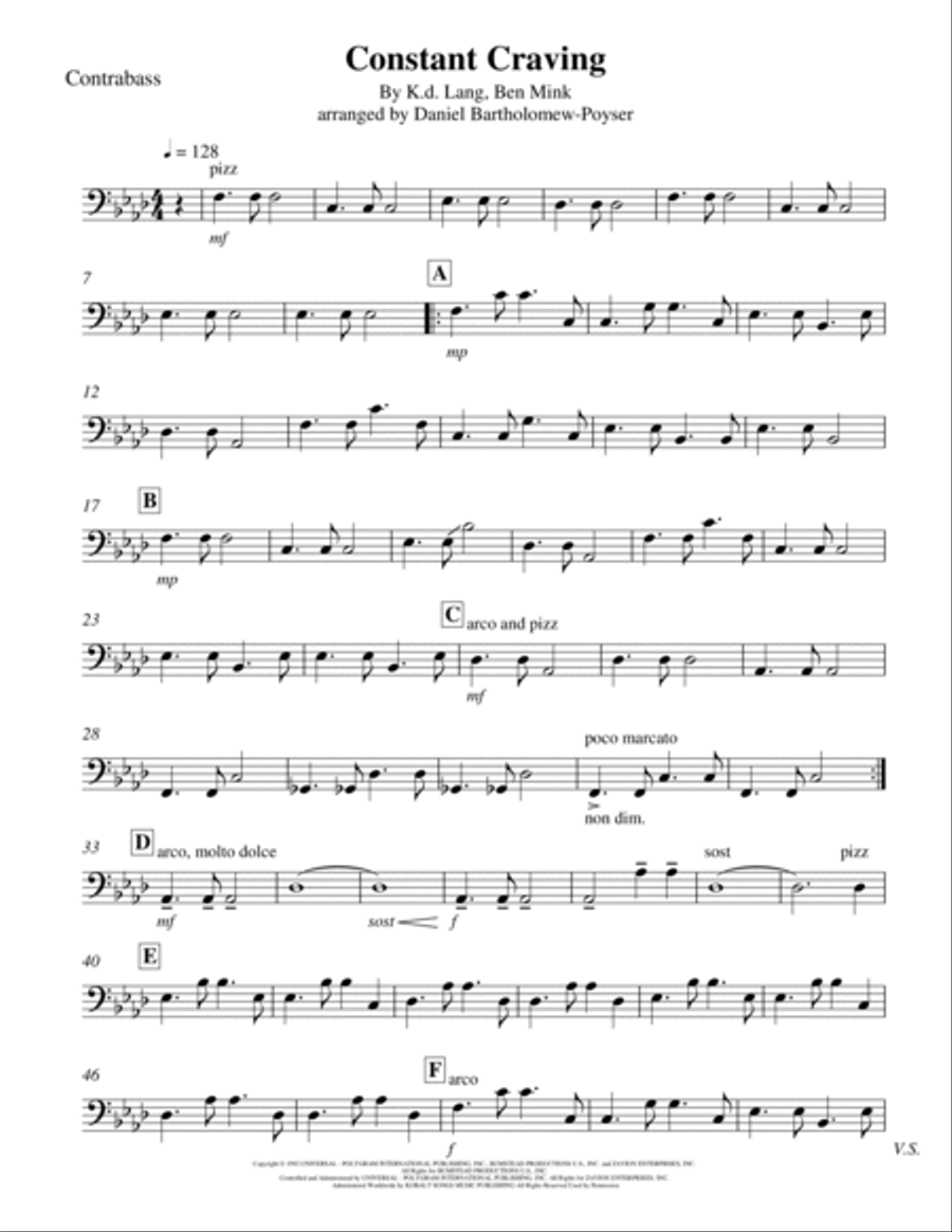 Constant Craving Constant Craving Full Orchestra scores gallery preview page 6