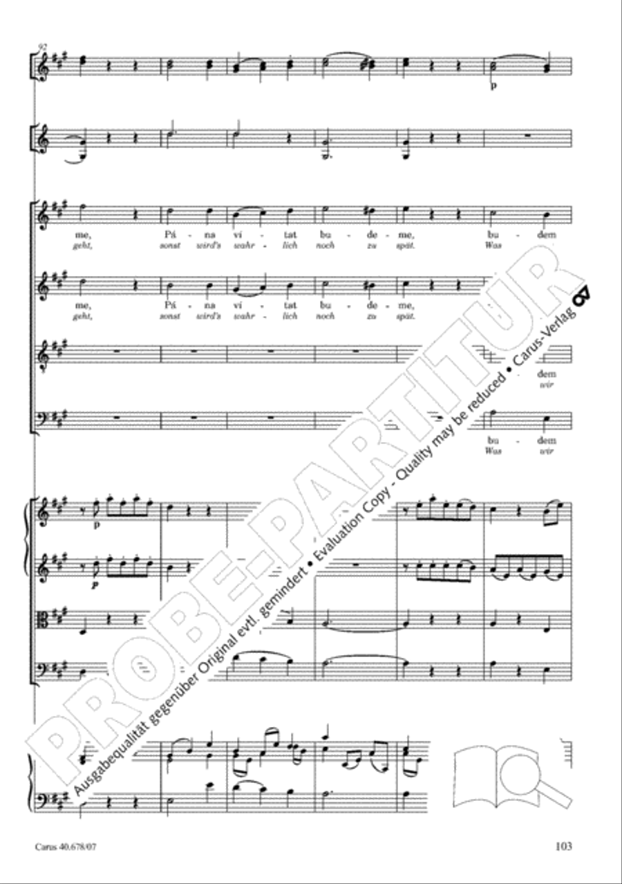 Missa pastoralis bohemica 4-Part scores gallery preview page 116