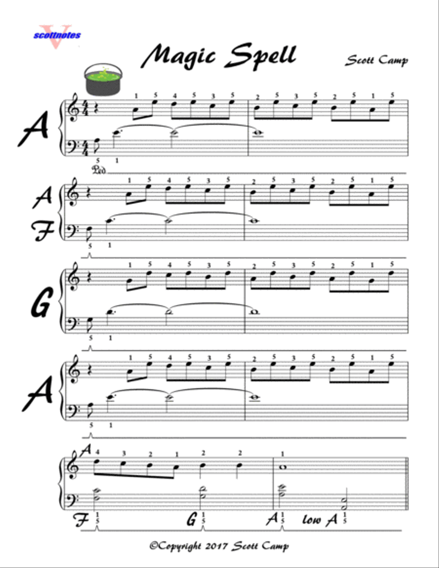 Magic Spell Magic Spell Piano Method scores gallery preview page 1