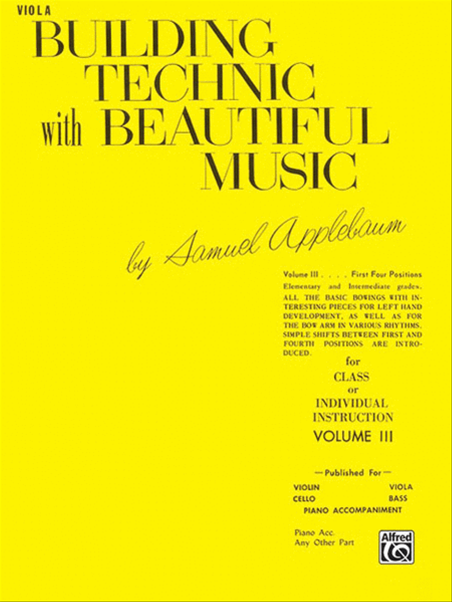 Building Technic With Beautiful Music, Book 3 Chamber Orchestra scores gallery preview page 1