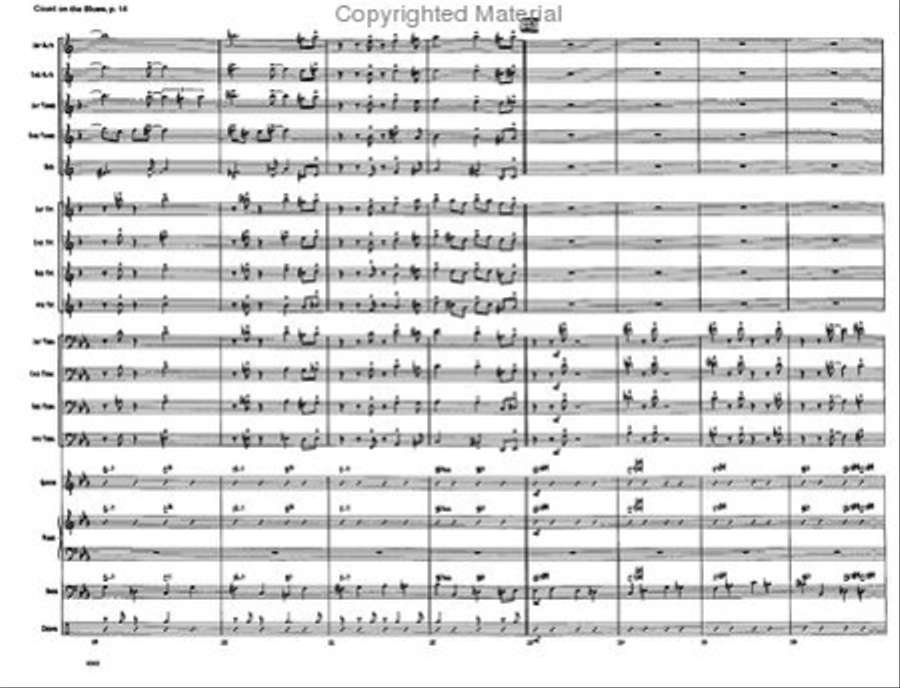 Count on the Blues Count on the Blues Jazz Ensemble scores gallery preview page 15