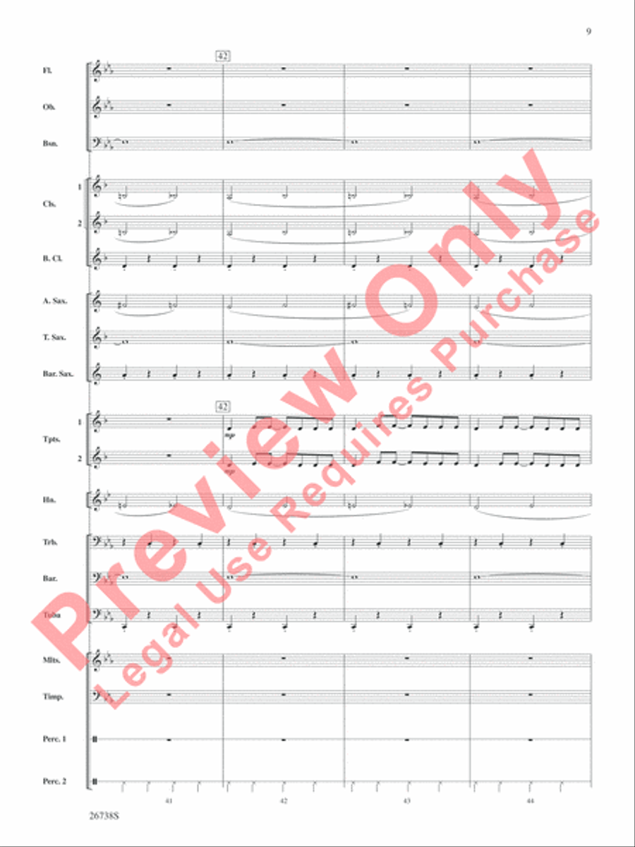 Superheroes R Us Concert Band scores gallery preview page 10