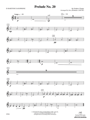 Prelude No. 20: E-flat Baritone Saxophone