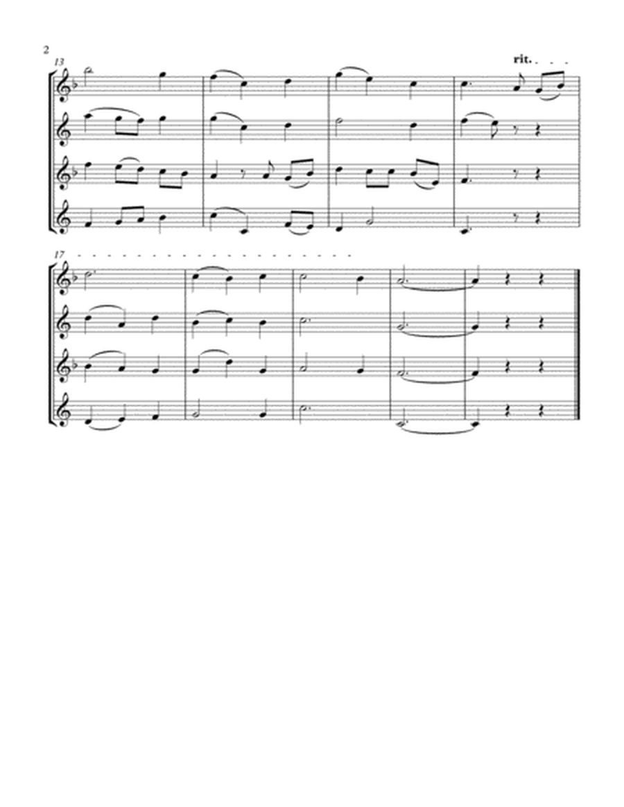Der är så gott att om Jesus sjunga (Sax Quartet SATB) image number null