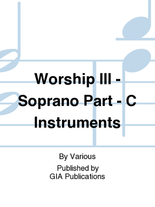 Book cover for Worship, Third Edition - Soprano Part, C Instruments