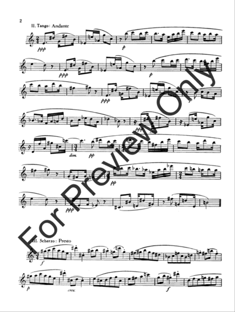 Petite Suite Petite Suite Alto Saxophone scores gallery preview page 5