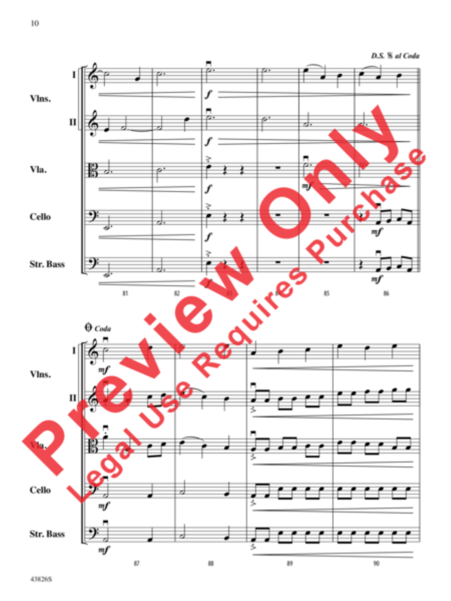 Iroquois Journey String Orchestra scores gallery preview page 11