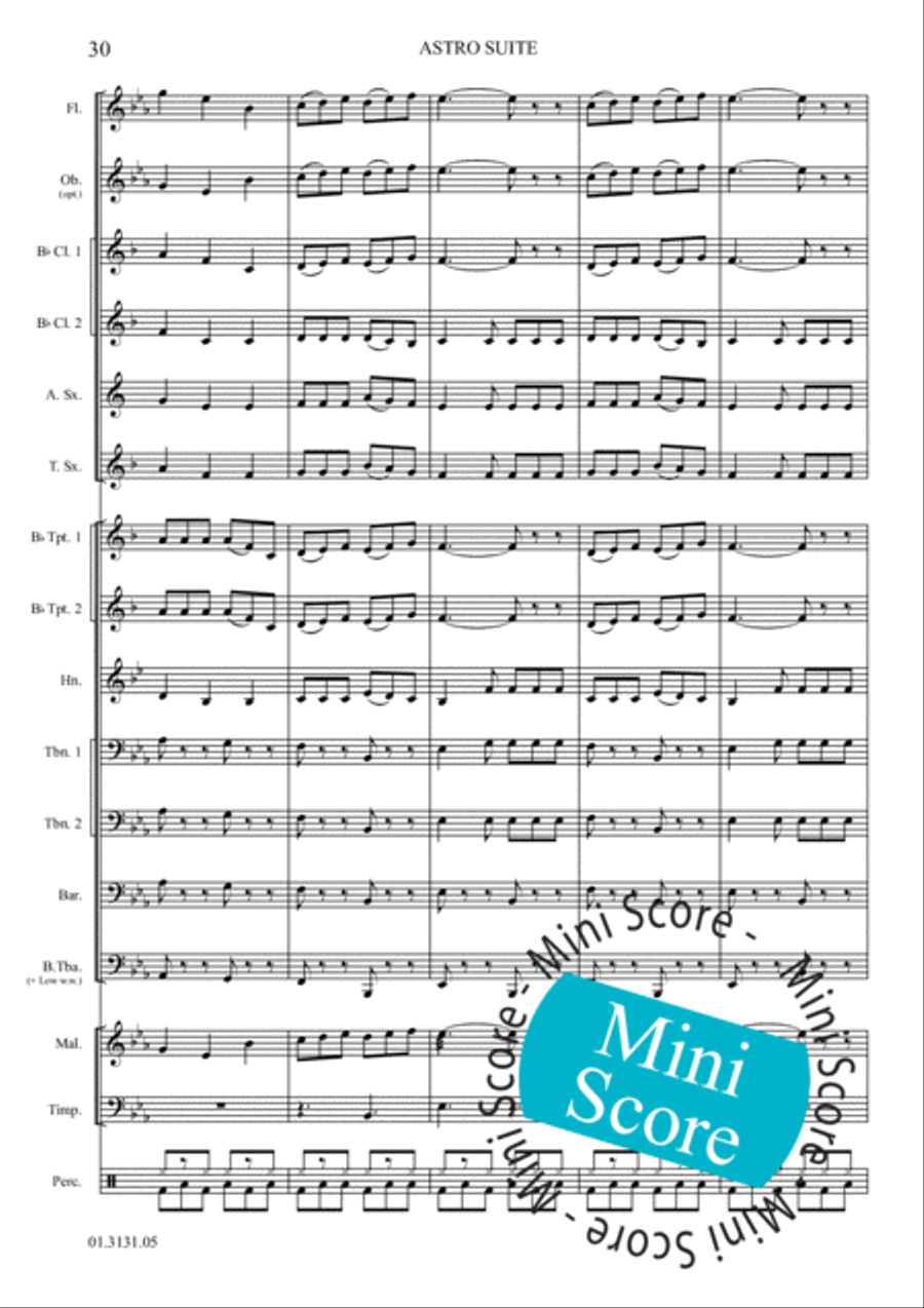 Astro Suite Astro Suite Concert Band scores gallery preview page 36