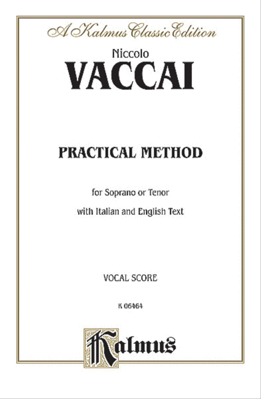 Practical Italian Vocal Method (Marzials) Voice scores gallery preview page 1