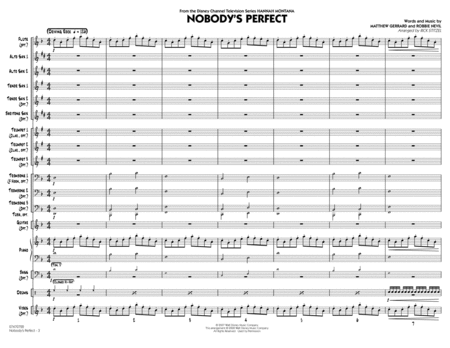 Nobody's Perfect - Full Score