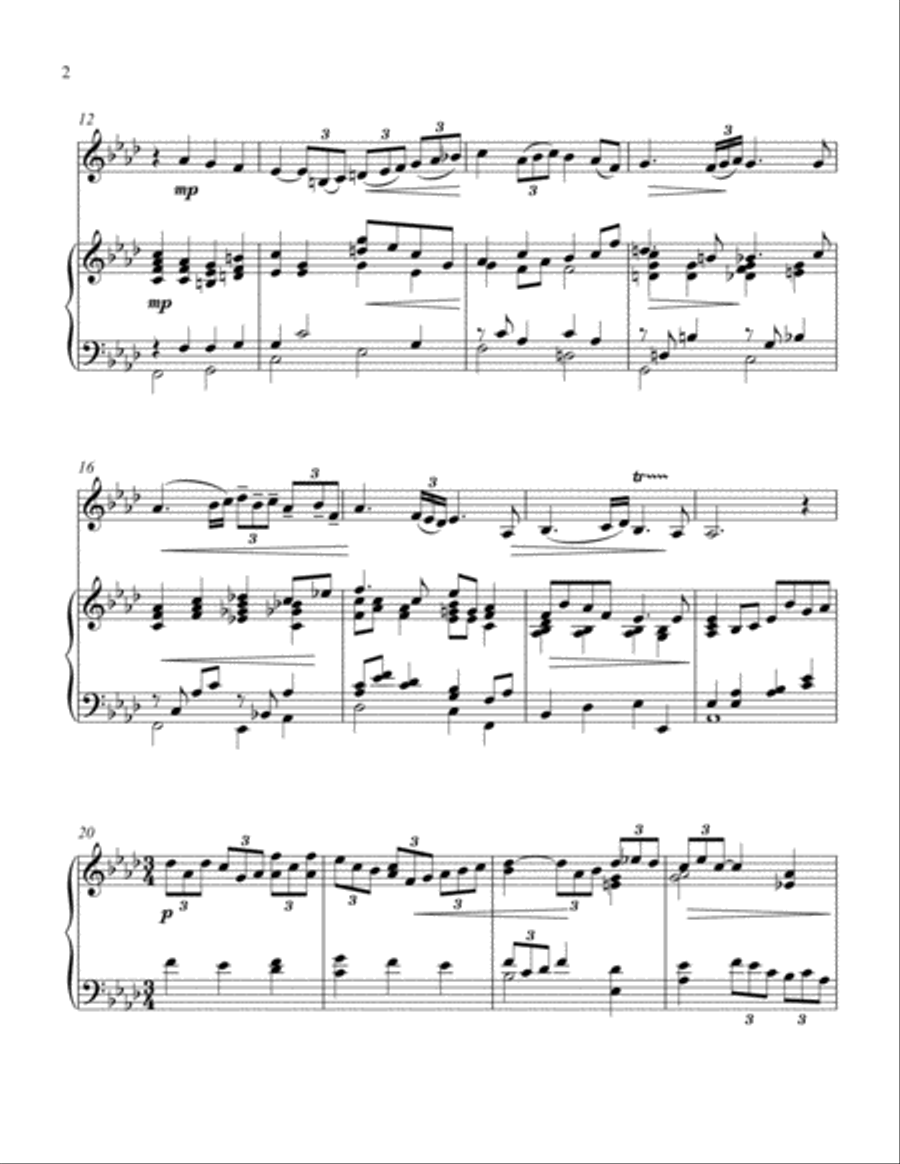 The Lord's Prayer The Lord's Prayer Violin Solo scores gallery preview page 2