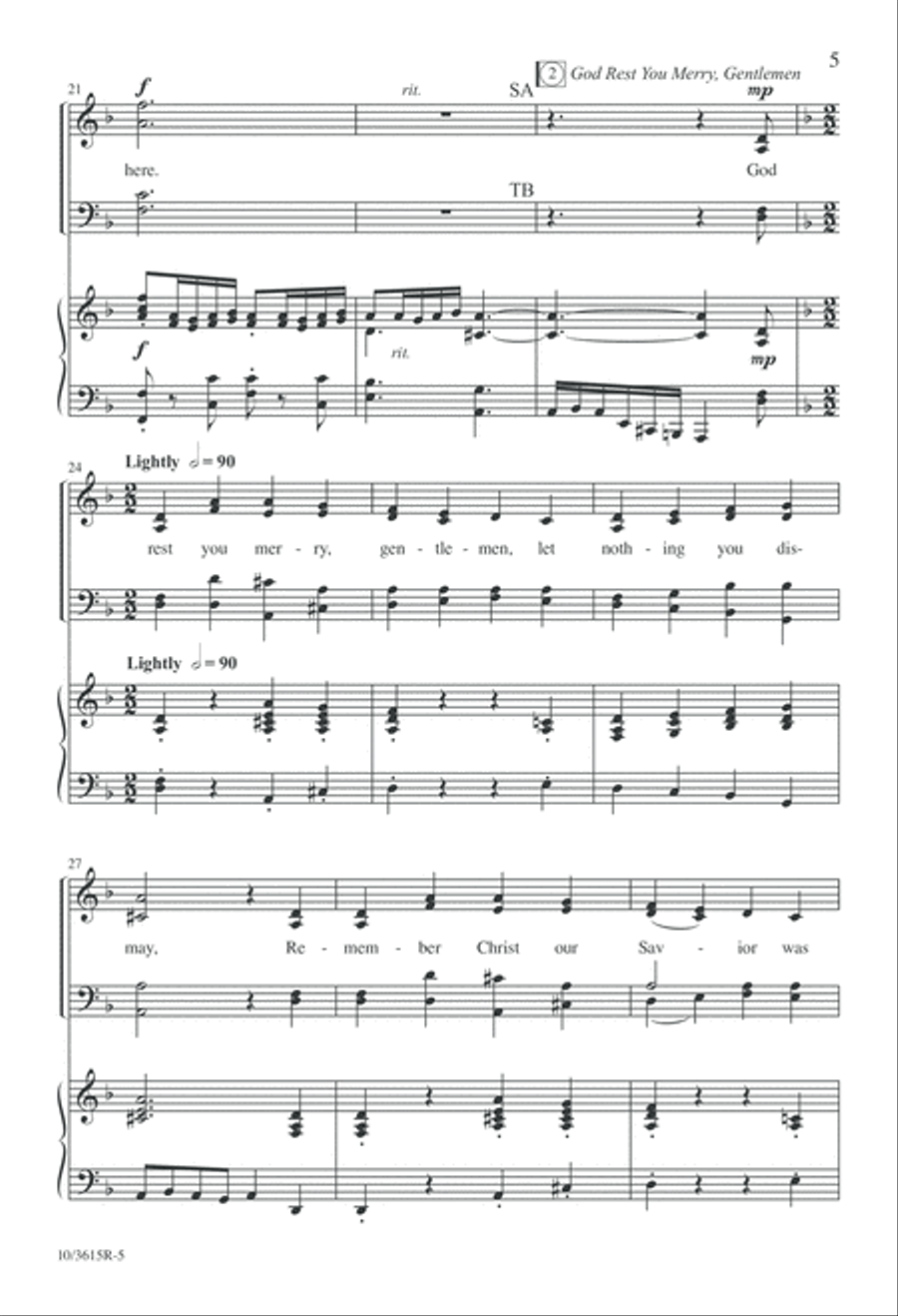 An Olde English Christmas Divisi scores gallery preview page 5