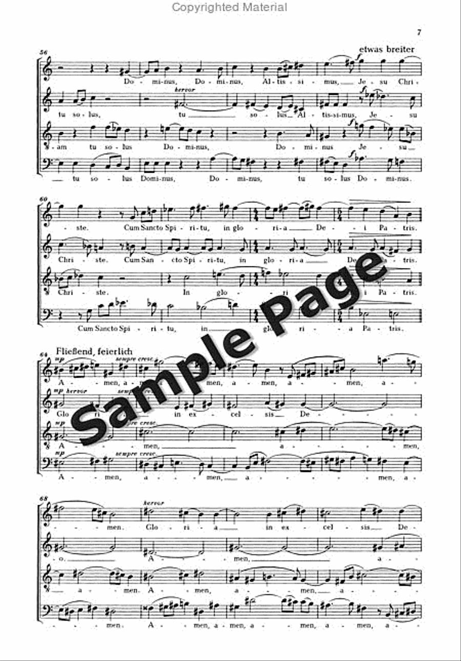 Messe 4-Part scores gallery preview page 10