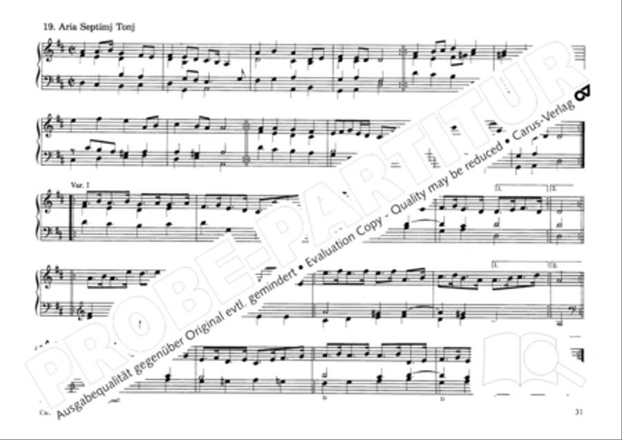 Estendorffer: Orgelwerke II (Organ Works II) Organ Solo scores gallery preview page 34