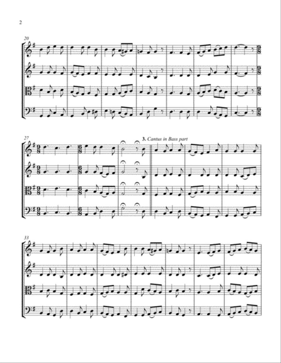 Sussex Carol Christmas scores gallery preview page 5