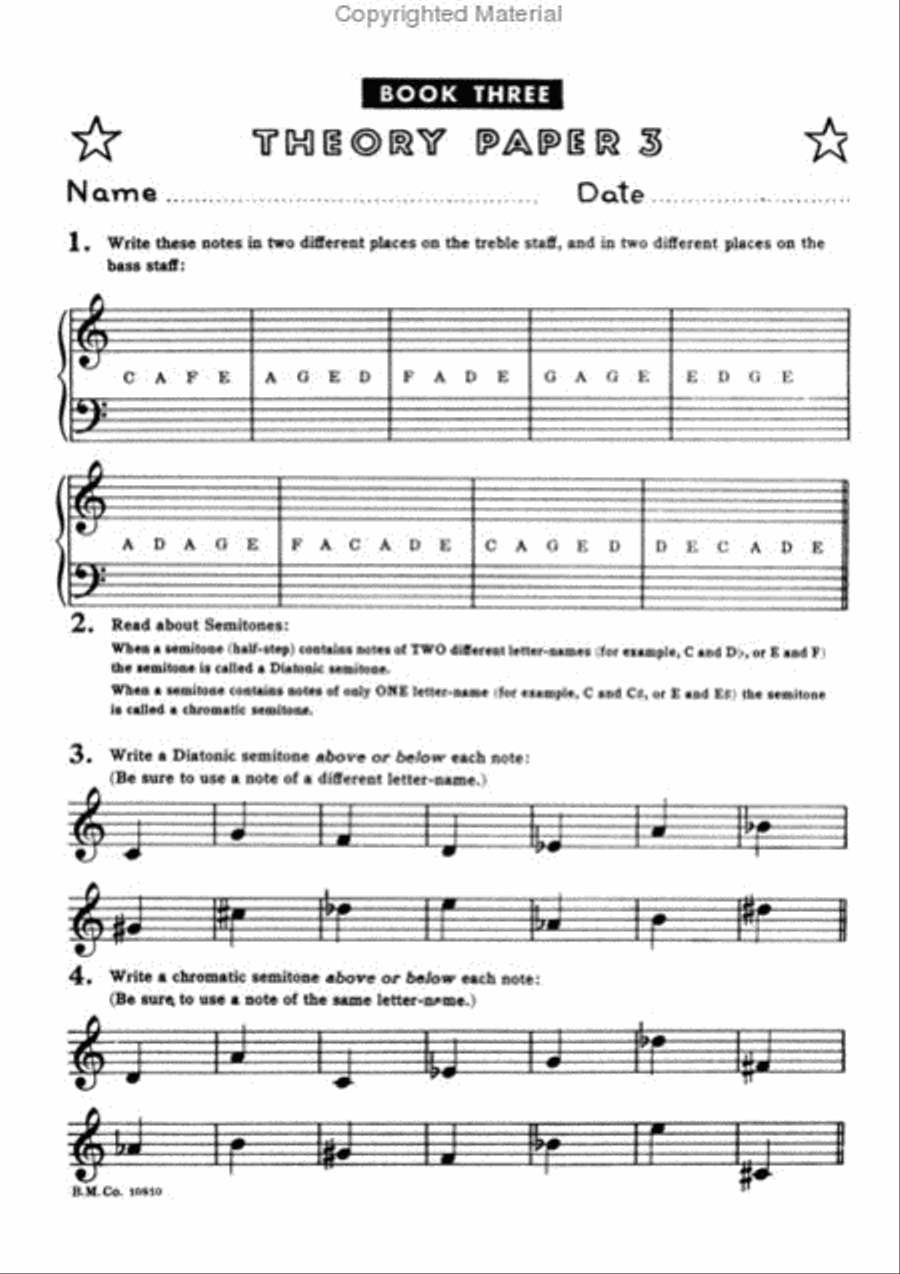 Fletcher Theory Papers Fletcher Theory Papers Piano Method scores gallery preview page 3