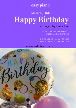 Book cover for Happy Birthday - Easy Piano