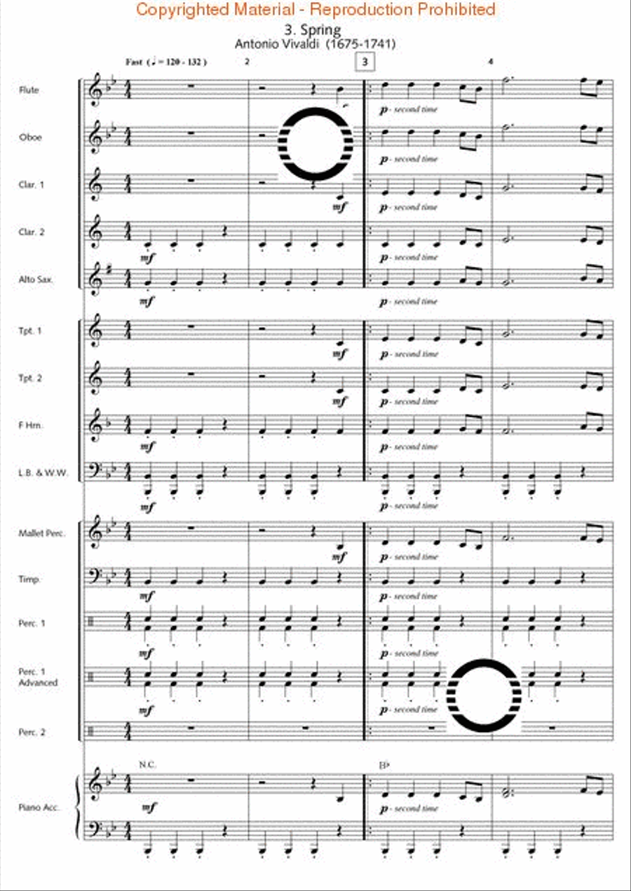 1st Classic Suite 1st Classic Suite Concert Band scores gallery preview page 12