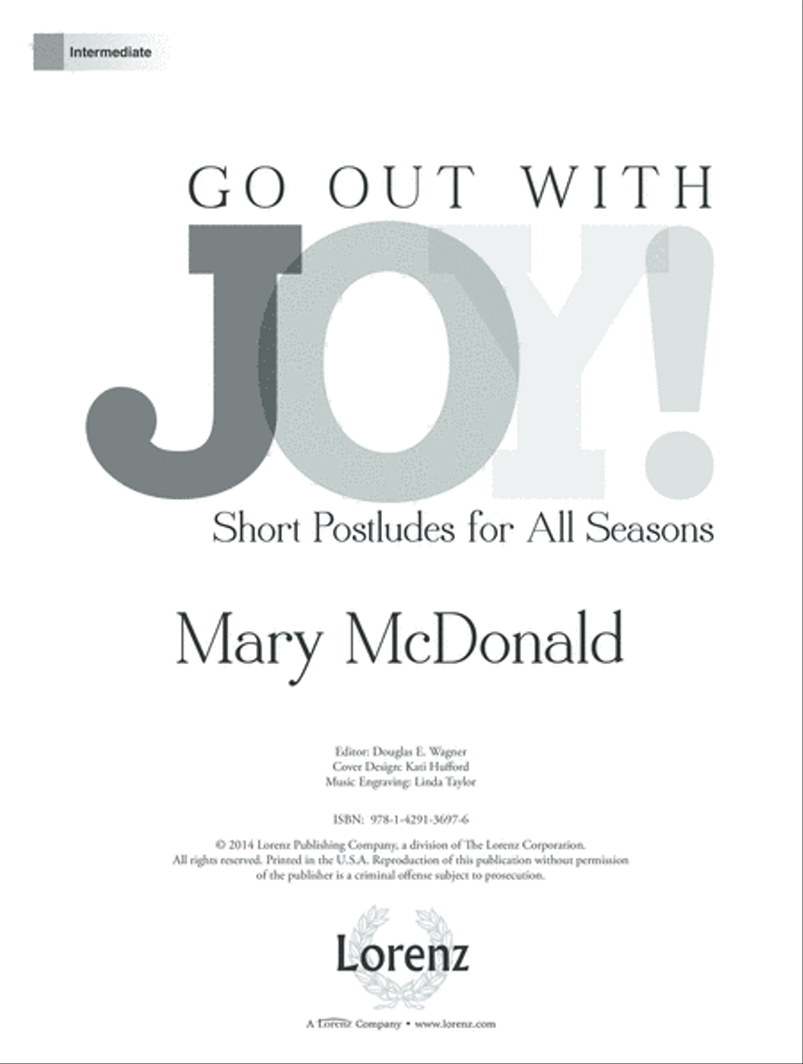Go Out with Joy! (Digital Download) Organ scores gallery preview page 1